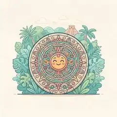 마야 킨 생일점 일러스트